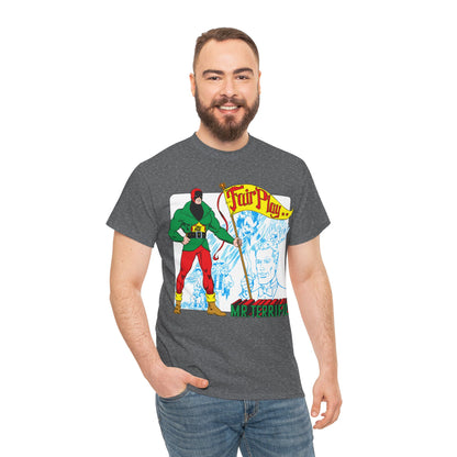 Mr Terrific T-Shirt - Stephen DeStefano Art - Who's Who in the DC Universe Entry - DC Comics