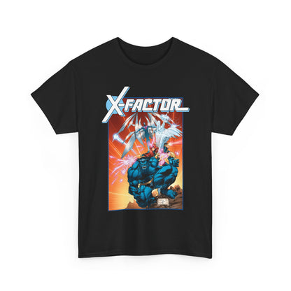 X-Factor T-Shirt - Whilce Portacio Art - Cyclops, Jean Grey, Iceman, Arcangel, Beast - X-Men Founding Members - Marvel Comics