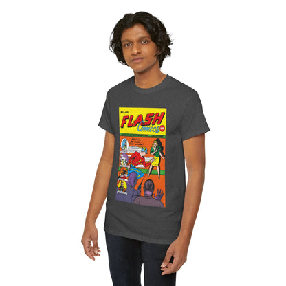 Flash Comics #1 T-Shirt - Jay Garrick, Golden Age Flash - JSA Member - DC Comics