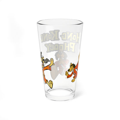 Hong Kong Phooey Pint Glass, 16oz -  Penrod "Penry" Pooch - Mild-Mannered Janitor - Hanna-Barbera Saturday Morning Cartoon