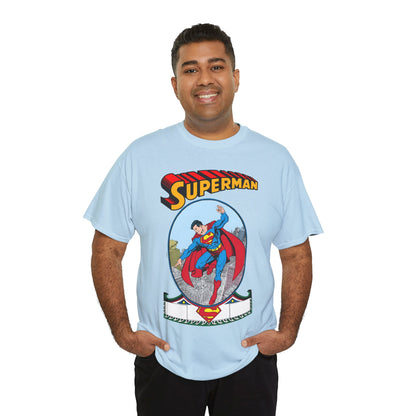 Superman T-Shirt - George Perez Art - #1 Homage Cover - Metropolis, Man of Steel, Daily Planet, Clark Kent - DC Comics
