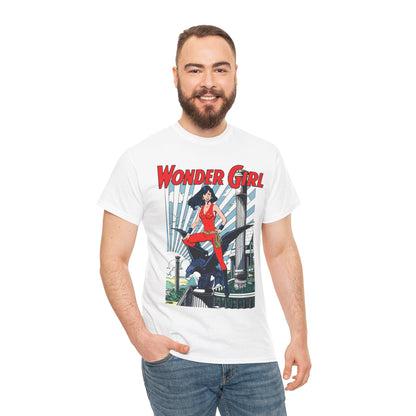 Wonder Girl T-Shirt - George Perez Art - New Teen Titans Member & Leader - Donna Troy, Sister of Wonder Woman - Amazon Warrior - DC Comics