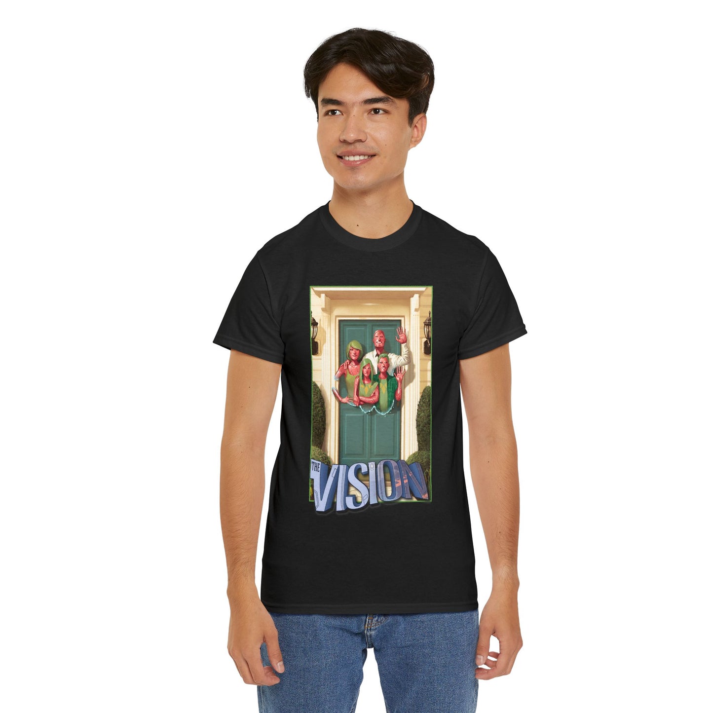 Vision T-Shirt - Mike Del Mundo Art - Avengers Member - The Visions Family - Tom King Story - Future MCU Series - Marvel Comics