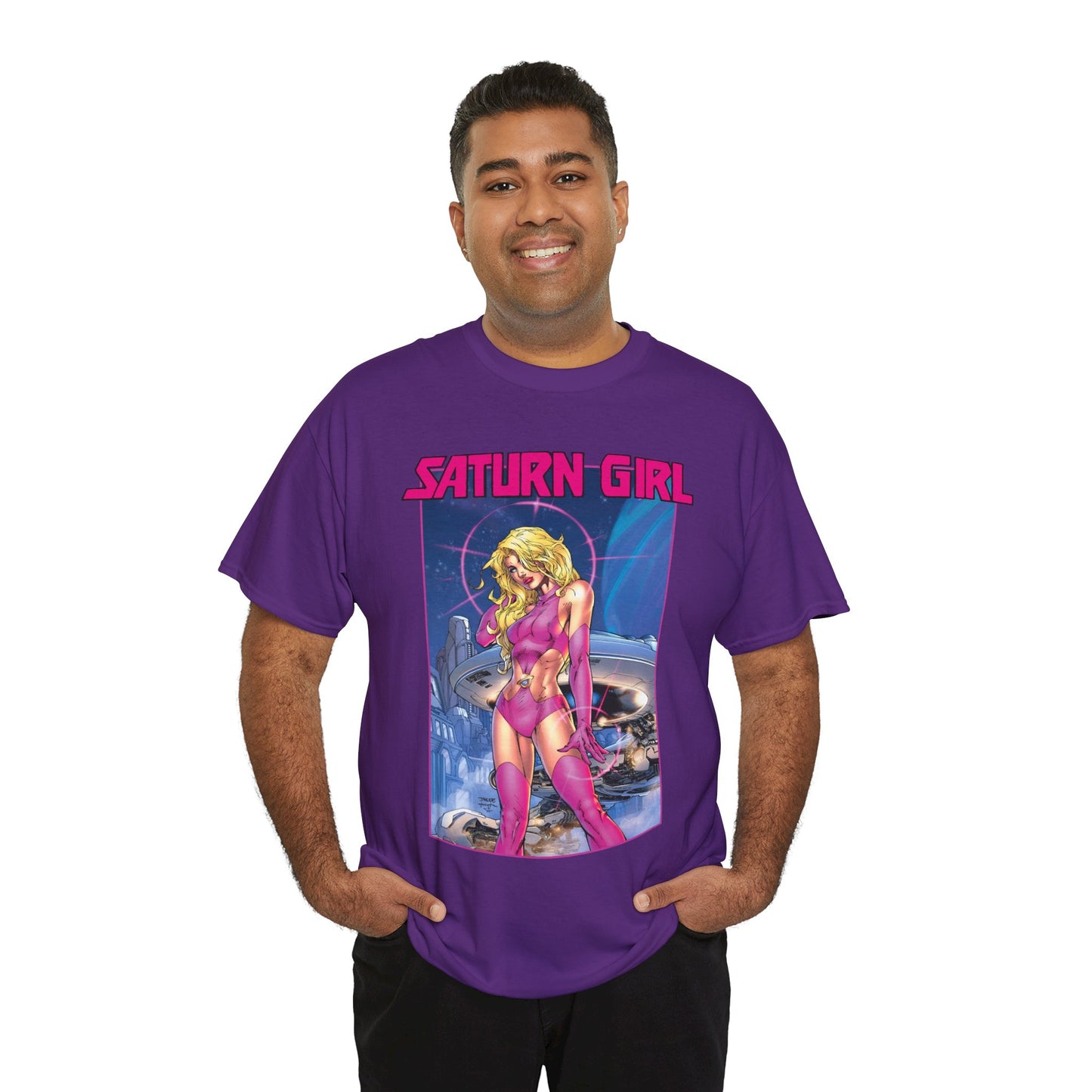 Saturn Girl T-Shirt - Jim Lee Art - Legion of Super-Heroes Founding Member - DC Comics