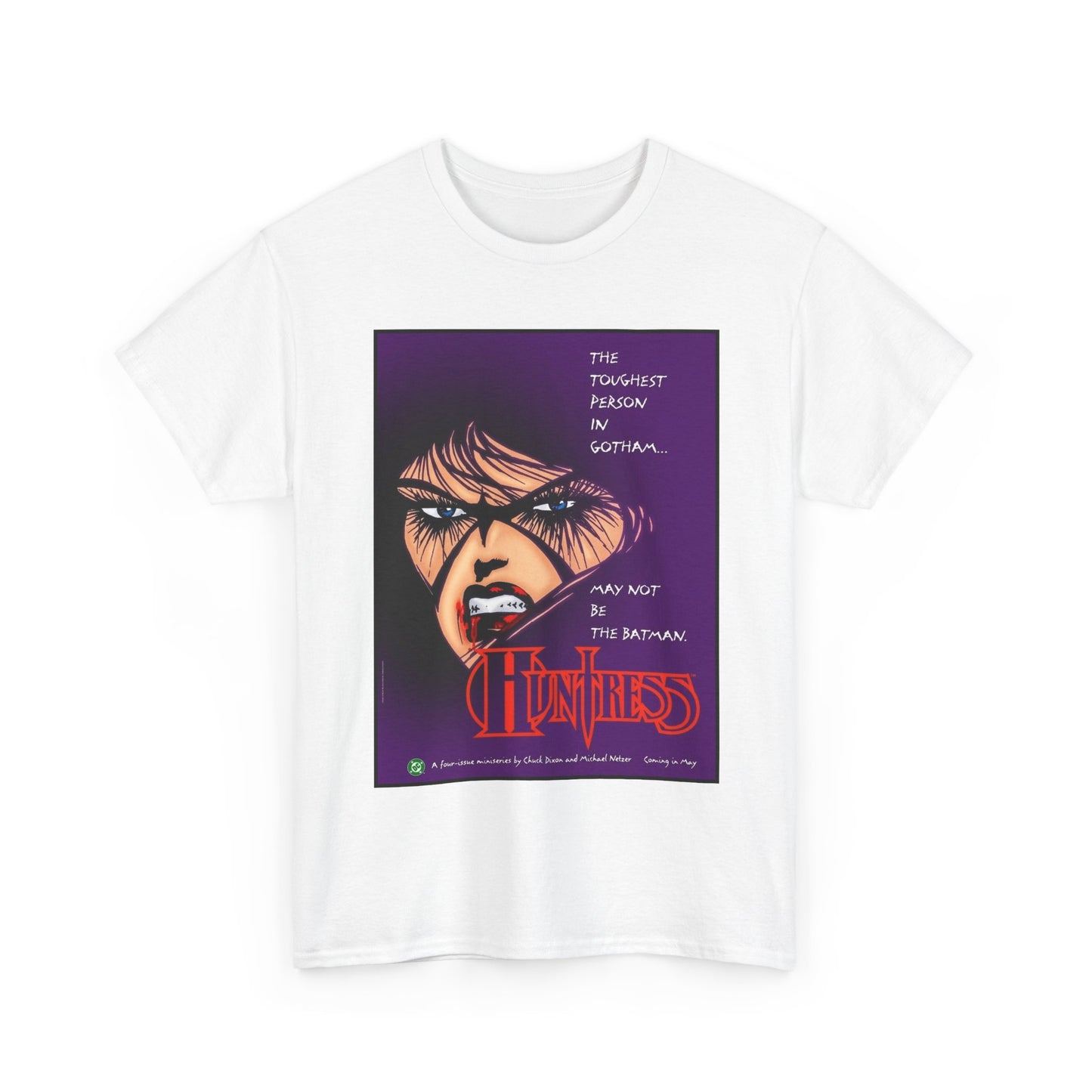 Huntress T-Shirt - 1994 Promotional Poster Art - DC Comics