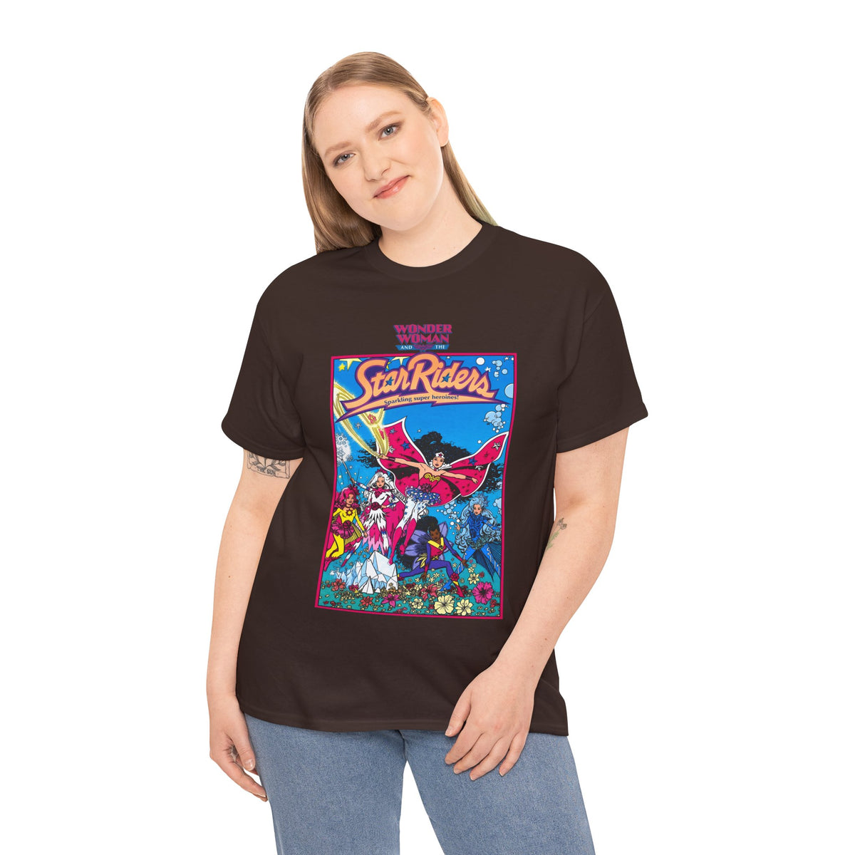Wonder Woman & the Star Riders Shirt - 1980s Concept Figures - Promotional Art - DC Comics