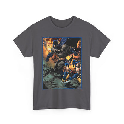 Batman & Wolverine T-Shirt - Jim Lee Art - DC Comics, Marvel Comics