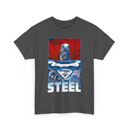 Steel T-Shirt - Superman Family - Reign of the Supermen - John Henry Irons - Steelworks - DC Comics
