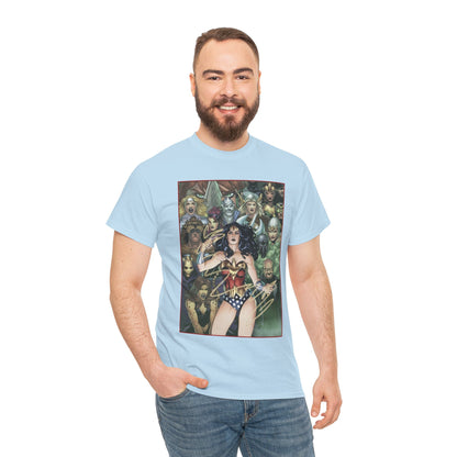 Wonder Woman T-Shirt - Terry Dodson Art - Rogues Gallery - DC Comics