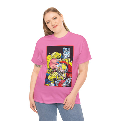 Strong Guy & Colossus T-Shirt - Dale Keown Art - Uncanny X-Men Annual Poster - Marvel Comics