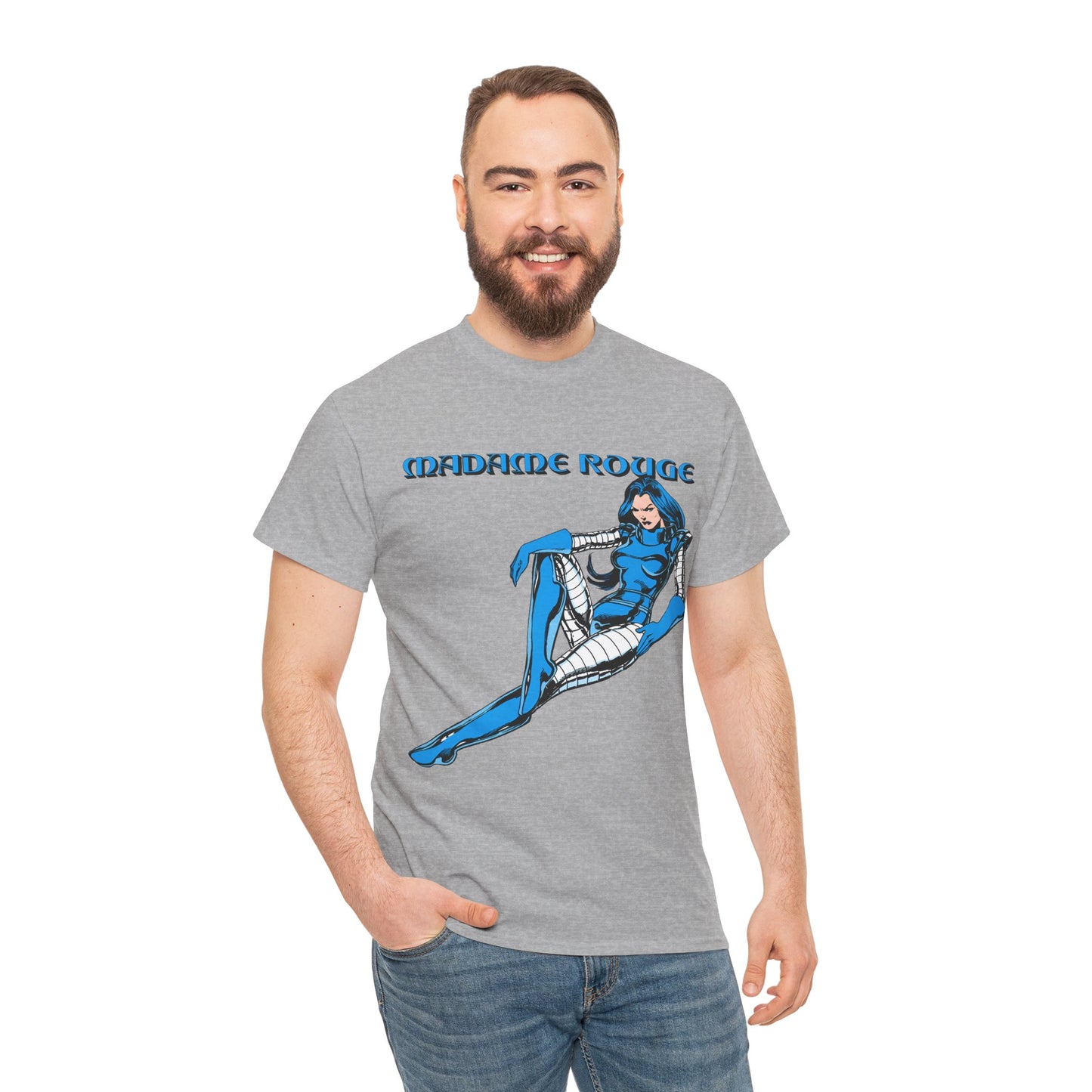 Madame Rouge T-Shirt - John Byrne Art - Doom Patrol, New Teen Titans Villain - Brotherhood of Evil - DC Comics Who's Who Entry