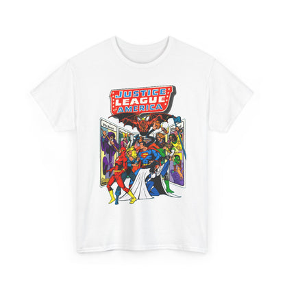 Justice League of America T-Shirt - George Perez Art - Vs Tarot Gang - DC Comics