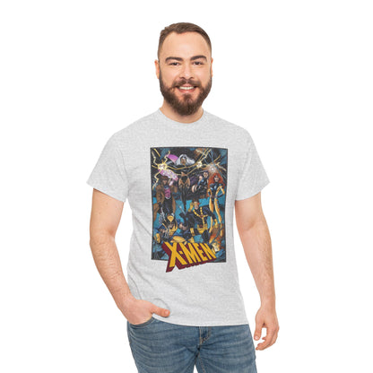 Uncanny X-Men T-Shirt - George Perez Art - Cyclops, Jean Grey, Psylocke, Gambit, Storm - Marvel Comics Mutant Heroes