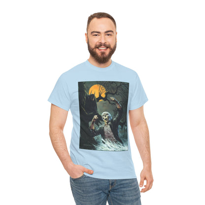 Solomon Grundy T-Shirt - Bernie Wrightson Art - Batman Watching From the Trees - DC Comics