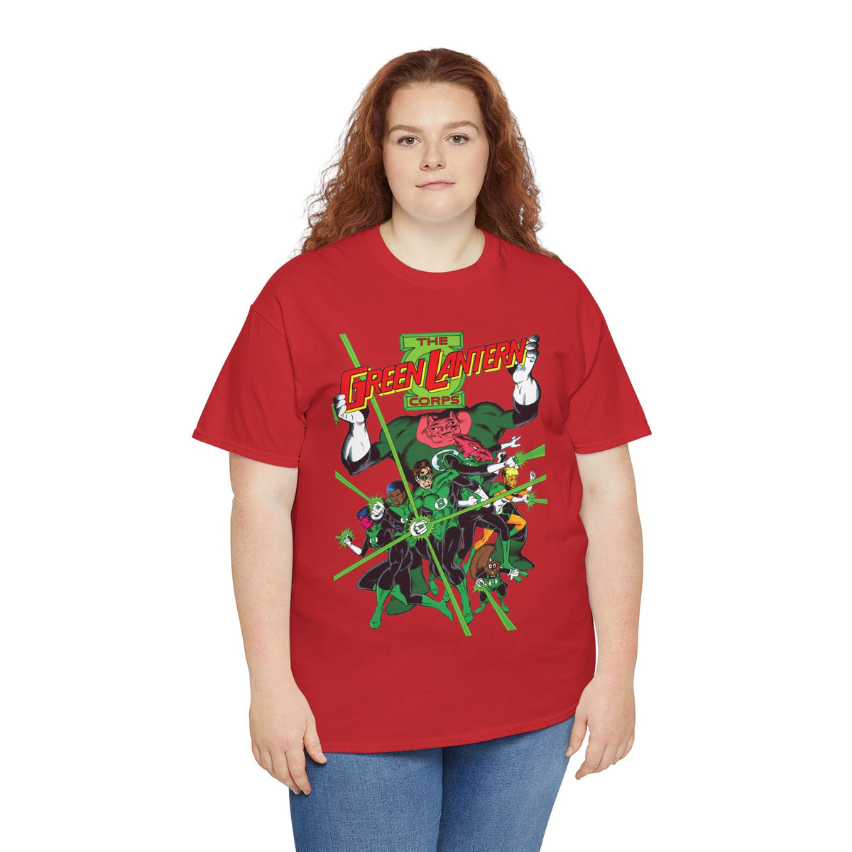 Green Lantern Corps T-Shirt - Joe Staton Art - Hal Jordan, John Stewart, Katma Tui, Arisia, Kilowog - DC Comics
