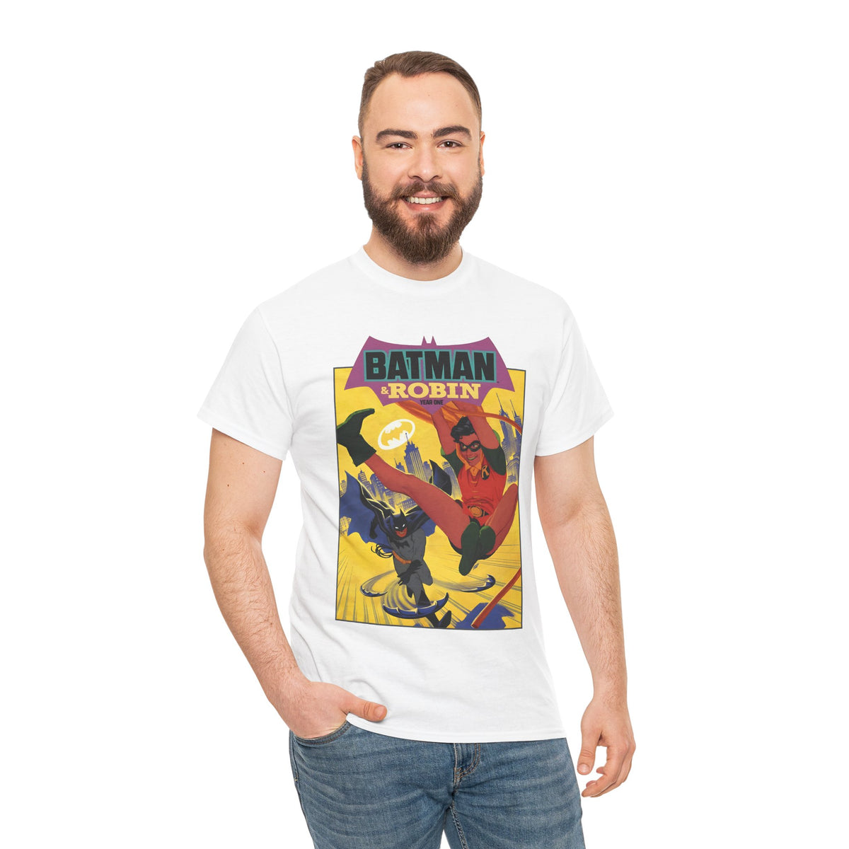 Batman & Robin T-Shirt - David Talaski Art - DC Comics