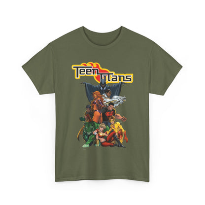 Teen Titans T-Shirt - Michael Turner Art - Cyborg, Raven, Wonder Girl, Superboy, Robin, Starfire - DC Comics