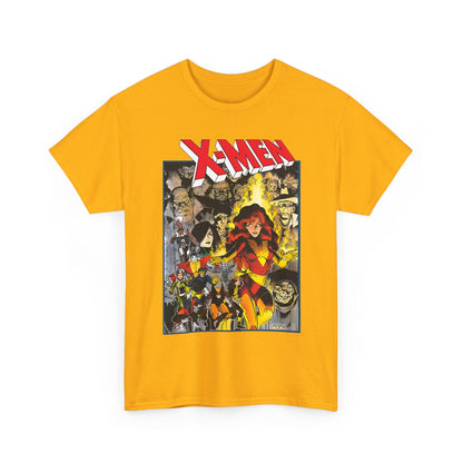 Uncanny X-Men T-Shirt - Arthur Adams Art - Dark Phoenix: From the Ashes Story - Storm, Cyclops, Wolverine, Rogue, Colossus, Nightcrawler - Marvel Comics