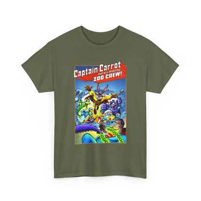 Captain Carrot & Zoo Crew T-Shirt - DC Comics Bronze Age Funny Animals, Superman Guest Star - 1980s