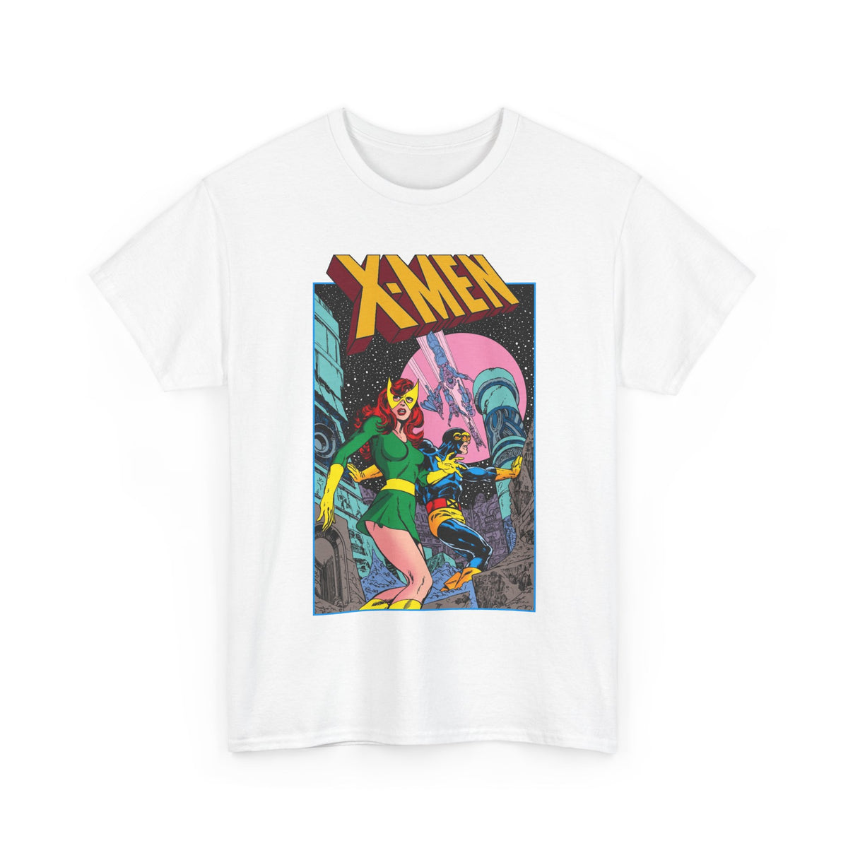 X-Men T-Shirt - John Byrne Art - Cyclops & Jean Grey - Dark Phoenix Saga - Marvel Comics