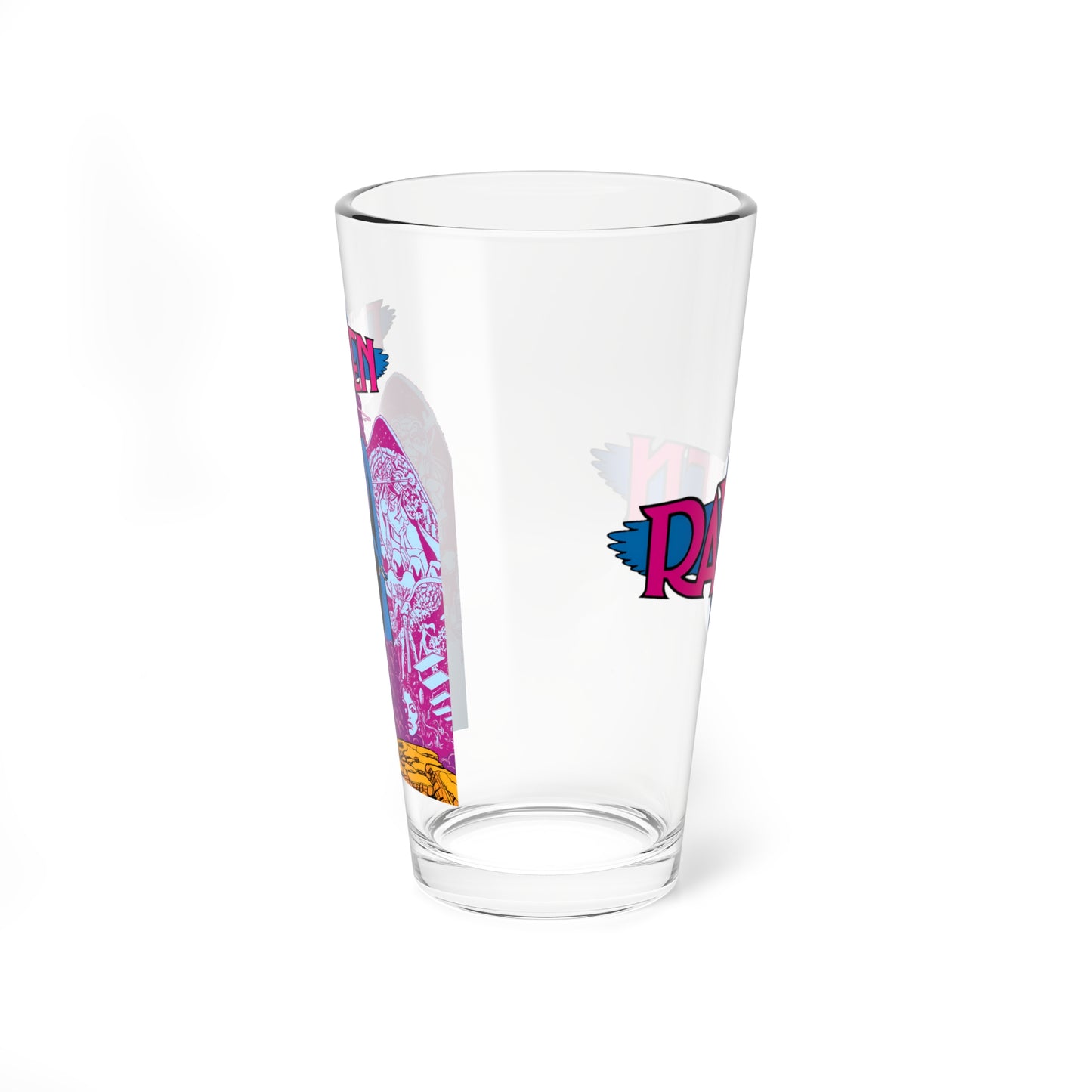 Raven Pint Glass, 16oz - George Perez Art - DC Comics - New Teen Titans - Daughter of Trigon