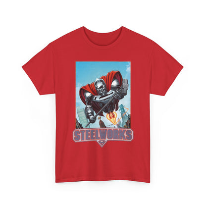 Steelworks T-Shirt - Jon Bogdanove Art - John Henry Irons - Superman Family - DC Comics