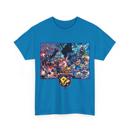 Amalgam T-Shirt - DC Vs Marvel Comics - 1990s - Jim Lee Art - Dark Claw, Amazon, Super Soldier, Spiderboy, Speed Demon