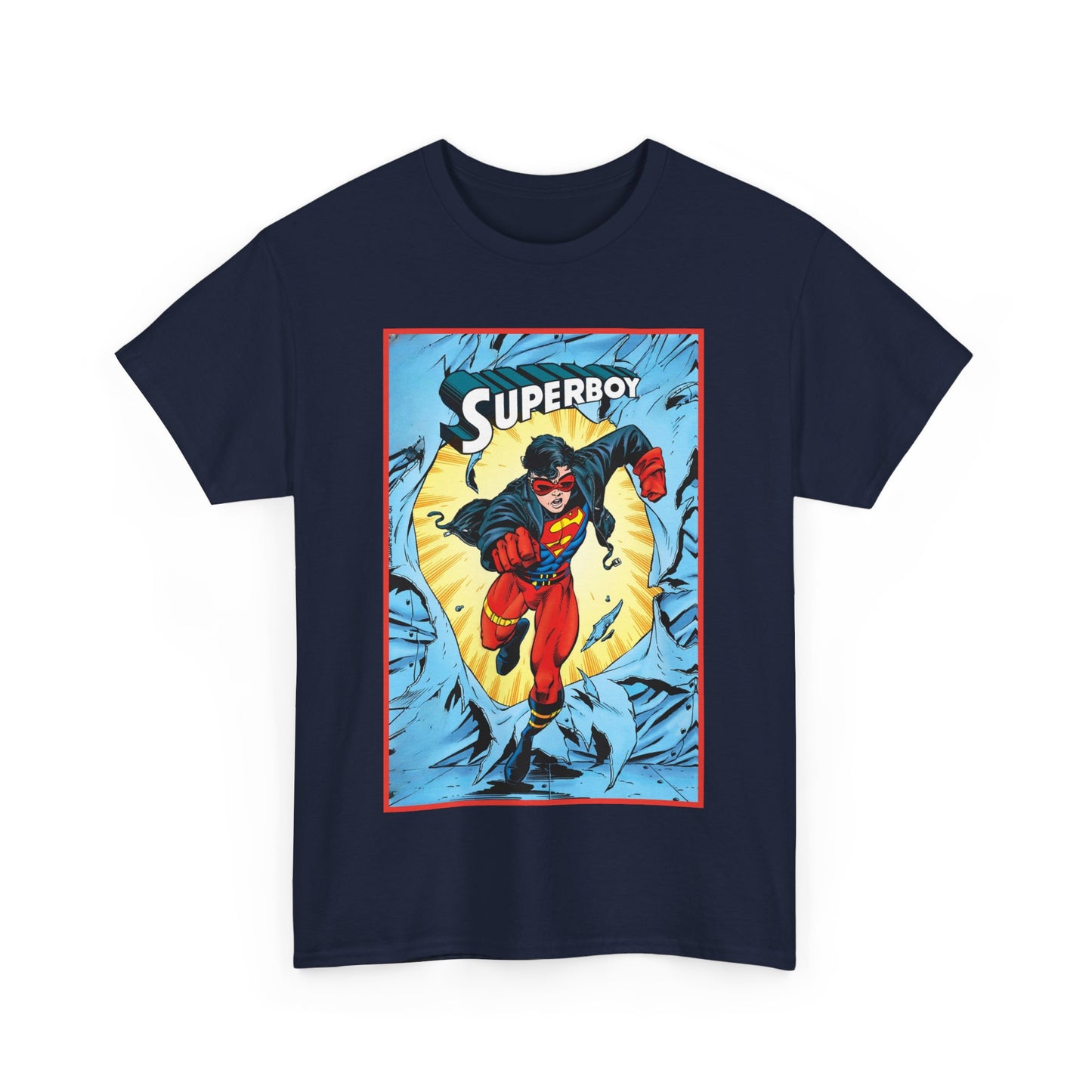 Superboy T-Shirt - Tom Grummett Art - Reign of the Supermen Storyline from the 1990s - Kon-El, Connor Kent - Superman Family - DC Comics