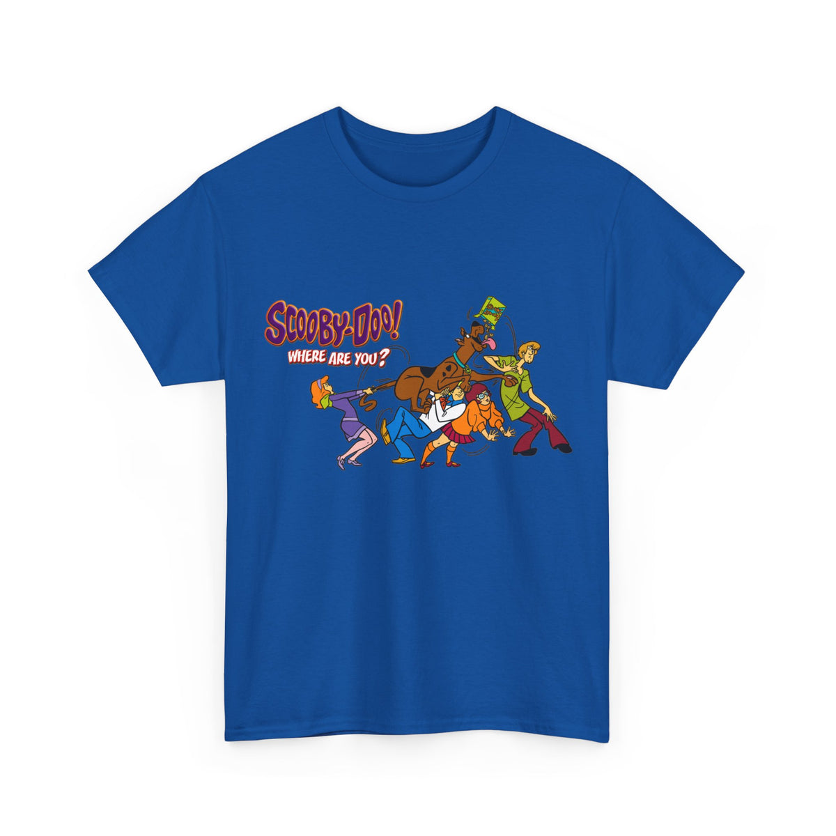Scooby Doo, Where Are You? T-Shirt - Hanna-Barbera Art - Shaggy, Velma, Fred, Daphne - Mystery, Inc