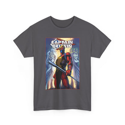 Captain Britain T-Shirt - Alan Davis Art - Excalibur Member - Marvel Comics