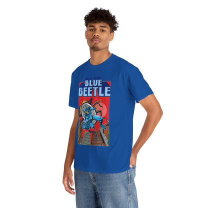 Blue Beetle T-Shirt - Paris Cullins Art - Ted Kord - DC Comics