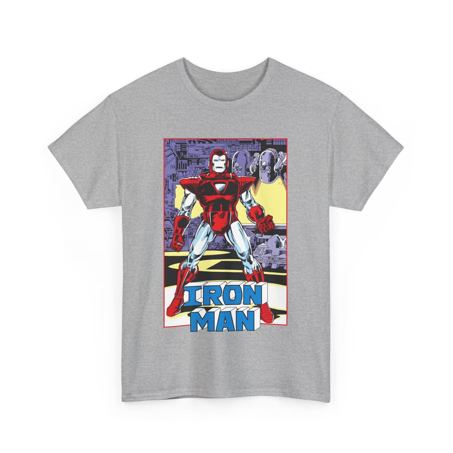 Iron Man T-Shirt - Tony Stark, Stark Industries - Silver Centurion Armor - Marvel Comics