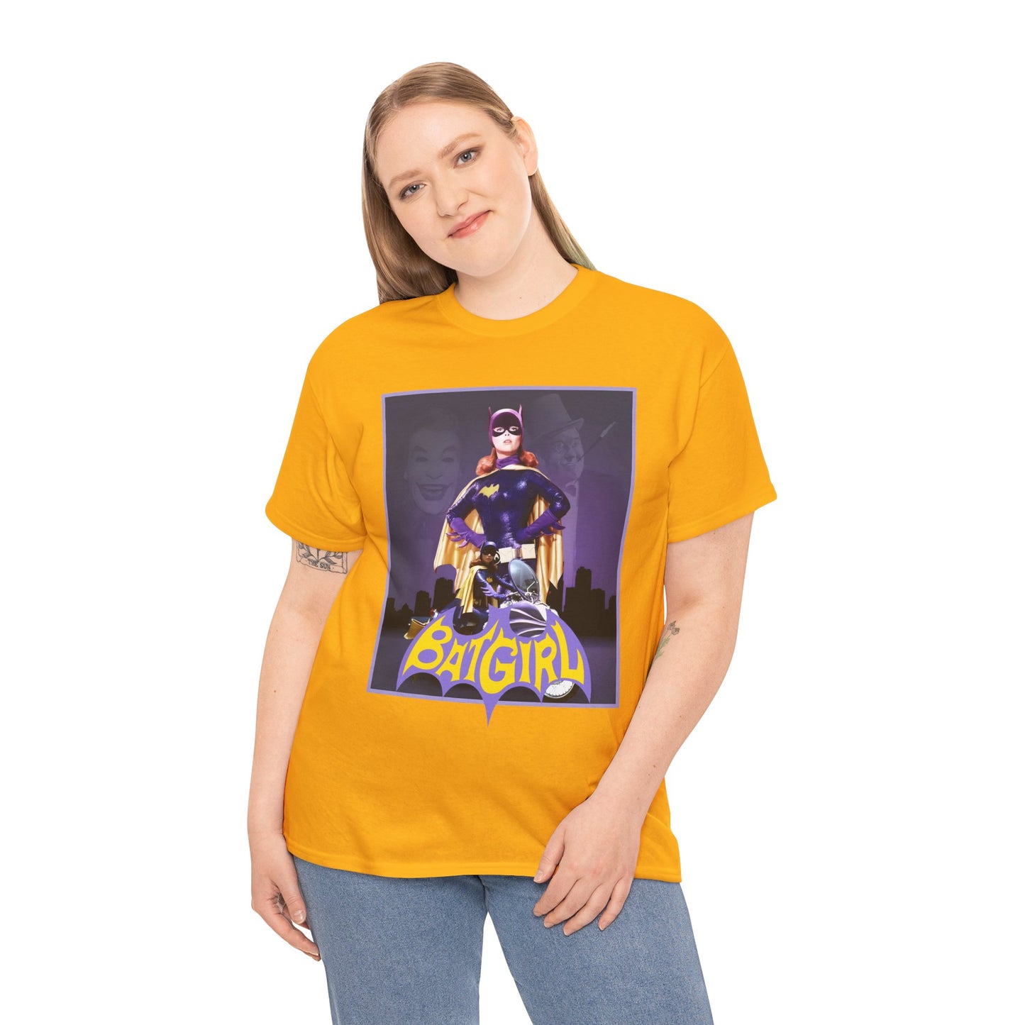 Batgirl 66 T-Shirt - Yvonne Craig - DC Comics - 1960s TV - Batman, Bruce Wayne, Joker, Penguin
