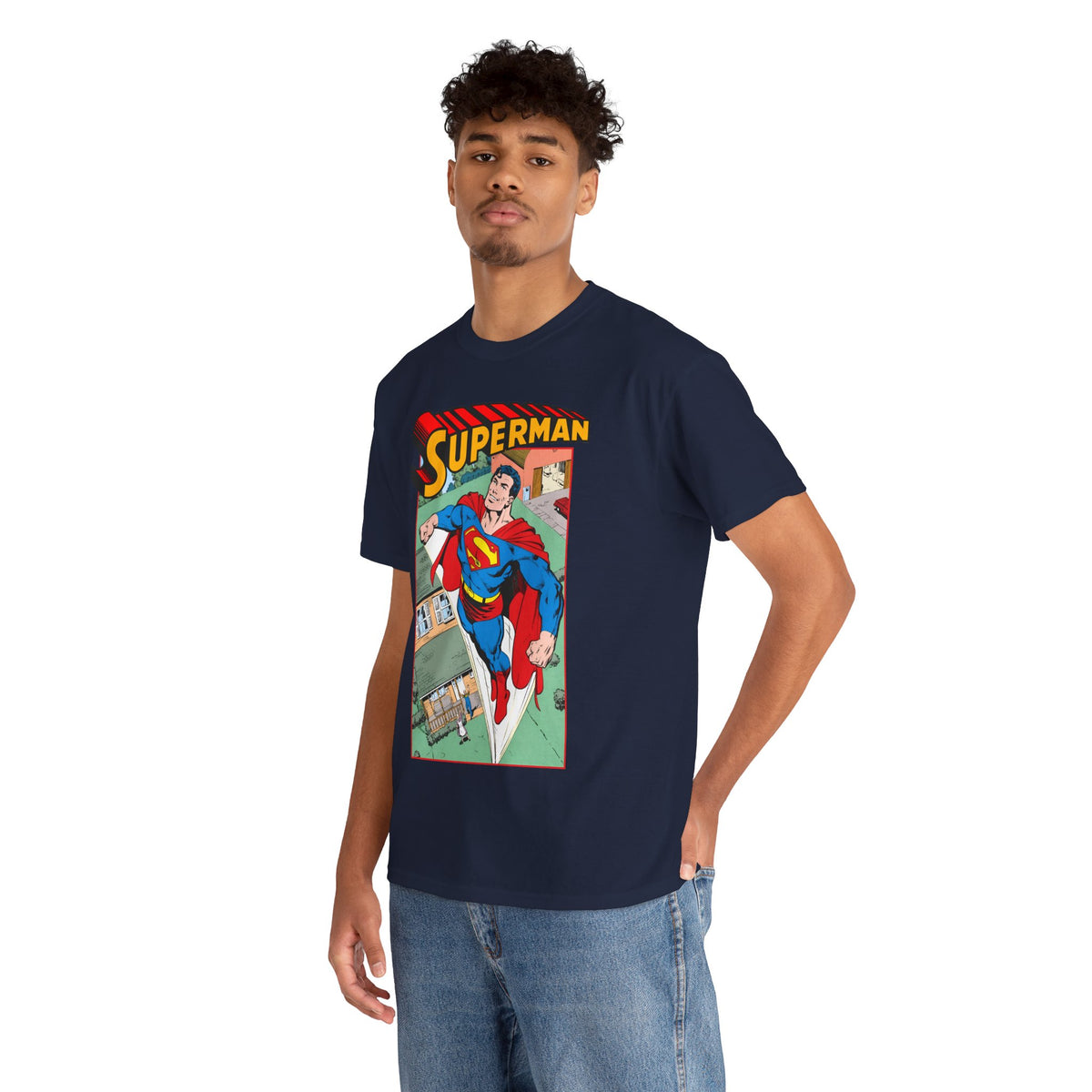 Superman T-Shirt - John Byrne Art - Man of Steel, Smallville - DC Comics