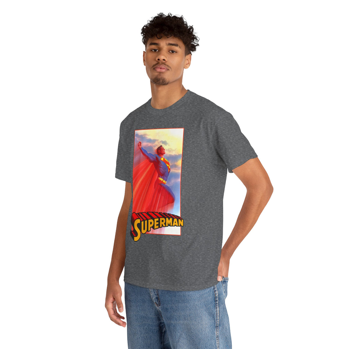 Superman T-Shirt - Alex Ross Art - Man of Steel - DC Comics