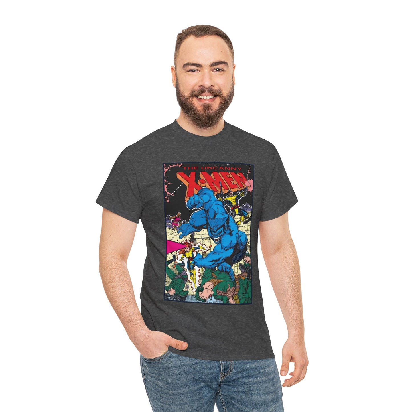 Uncanny X-Men T-Shirt - Jim Lee Art - Beast, Forge - Marvel Comics