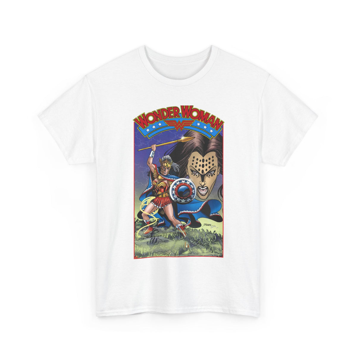 Wonder Woman T-Shirt - George Perez Art - Cheetah, 1980s - DC Comics