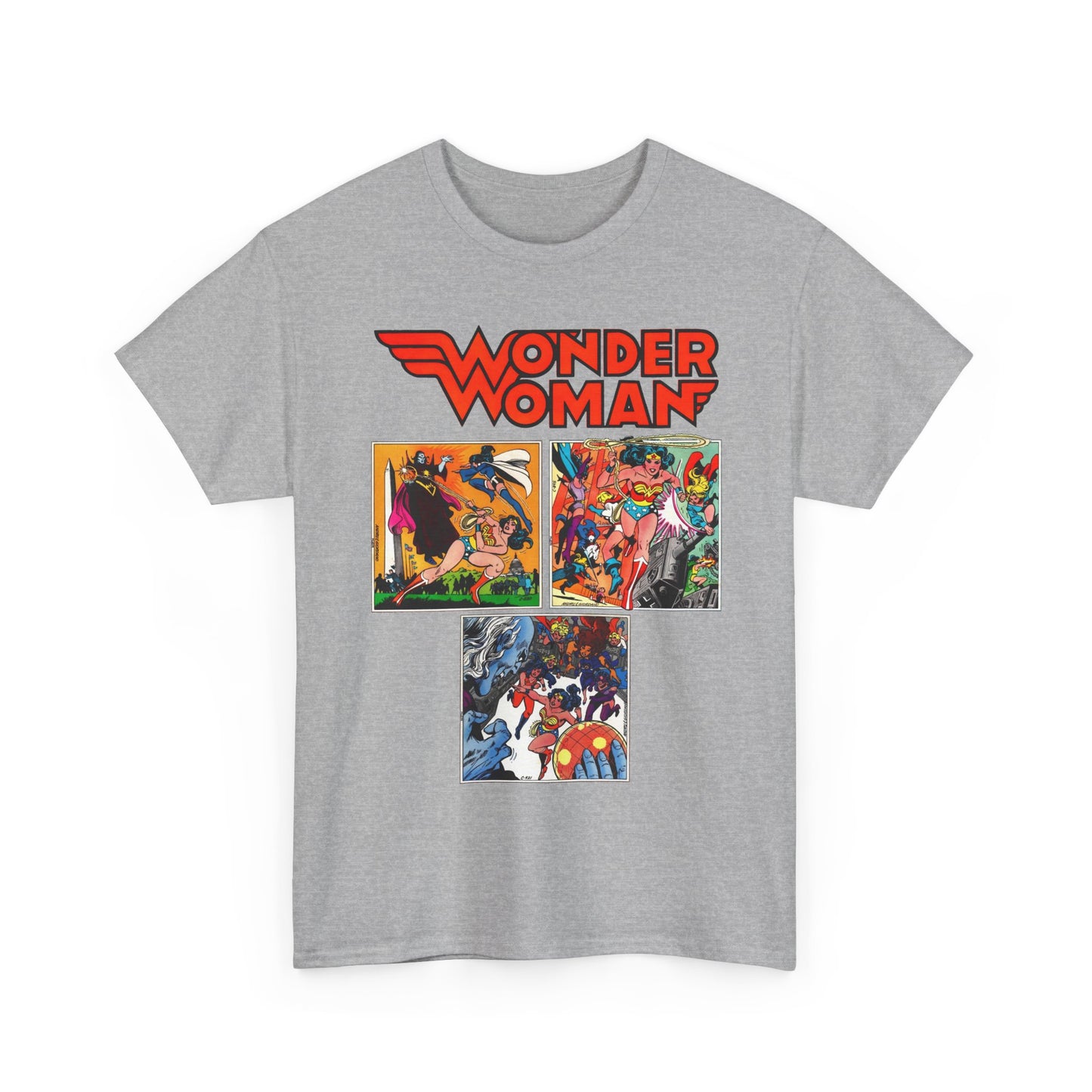 Wonder Woman T-Shirt - Ross Andru & Dick Giordano Art - Judgment in Infinity Story - Zatanna, Supergirl, Huntress, Power Girl, Raven, Wonder Girl, Starfire - DC Comics