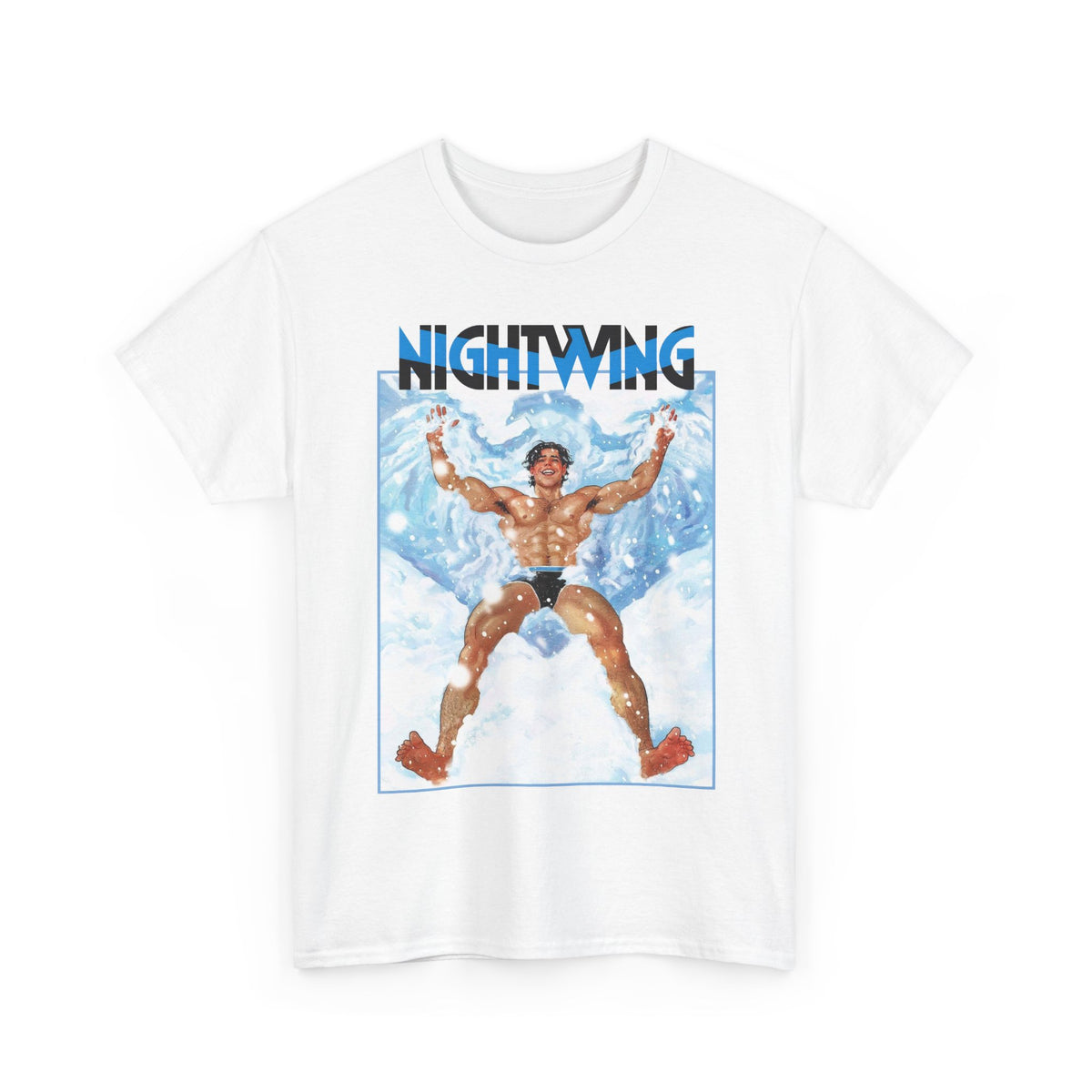 Nightwing T-Shirt - Nick Robles Art - Dick Grayson in the Snow - #111 Cover Art - DC Comics