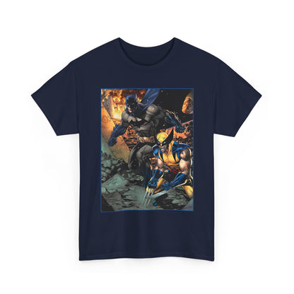 Batman & Wolverine T-Shirt - Jim Lee Art - DC Comics, Marvel Comics