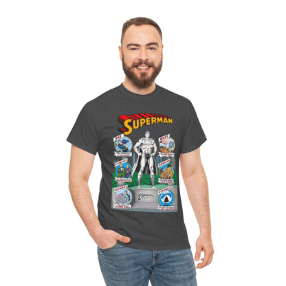 Superman T-Shirt - Curt Swan Art - Whatever Happened to the Man of Tomorrow? - Brainiac, Lex Luthor, Bizarro, Toyman, Daily Planet - Alan Moore Story - DC Comics