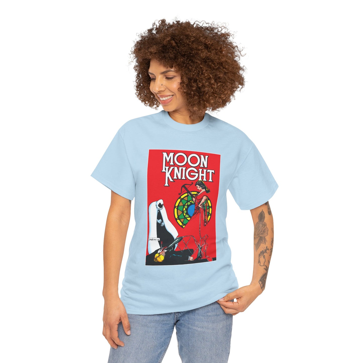 Moon Knight T-Shirt - Bill Sienkiewicz Art - Marc Spector - Marvel Comics - Khonshu