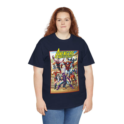 West Coast Avengers T-Shirt - Todd Nauck Art - Hawkeye, Iron Man, Wonder Man, Tigra, Vision - Marvel Comics