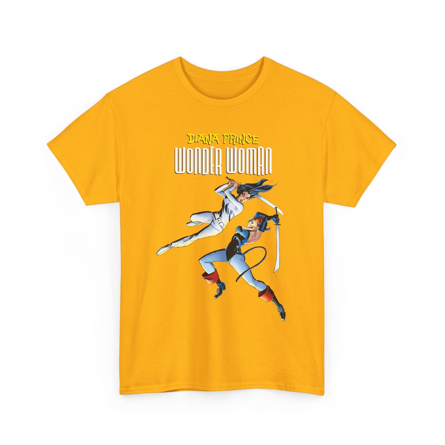 Diana Prince Wonder Woman  T-Shirt - From Diana's 1970s White Suit No-Powers Years - Bronze Age DC Comics