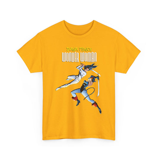 Diana Prince Wonder Woman  T-Shirt - From Diana's 1970s White Suit No-Powers Years - Bronze Age DC Comics