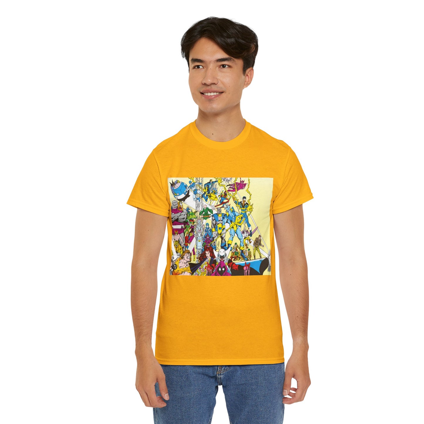 Who's Who in the DC Universe T-Shirt - George Perez Art - Black Lightning, Black Orchid - #3 Cover Art - DC Comics