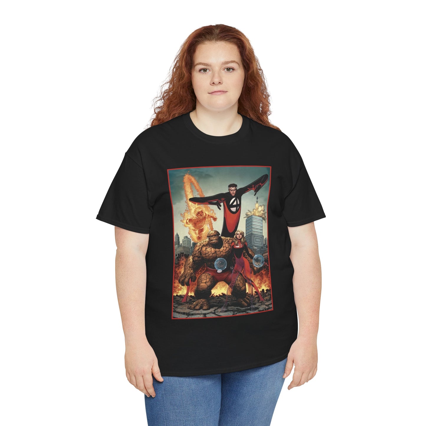 Fantastic Four T-Shirt - Arthur Adams Art - Marvel Comics