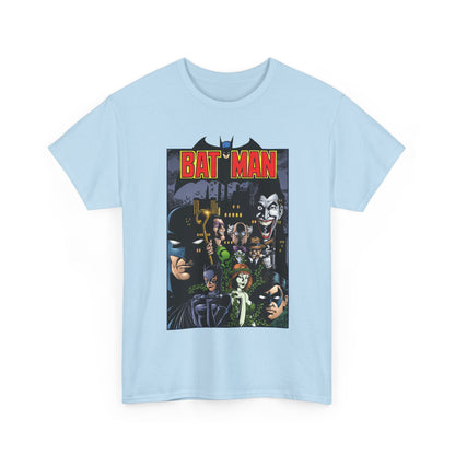 Batman T-Shirt - George Perez Art - Arkham Asylum - Joker, Catwoman, Poison Ivy, Riddler, Nightwing - DC Comics