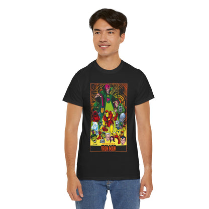 Iron Man T-Shirt - Bob Layton Art - Tony Stark - Ultron, Doctor Doom, The Mandarin, The Beetle - Marvel Comics