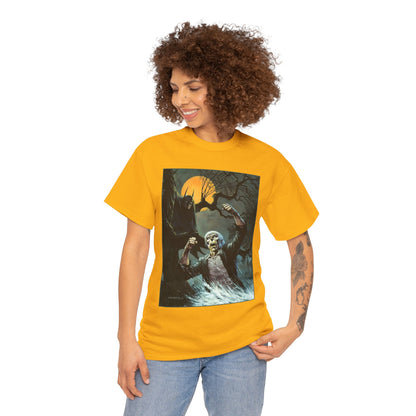 Solomon Grundy T-Shirt - Bernie Wrightson Art - Batman Watching From the Trees - DC Comics